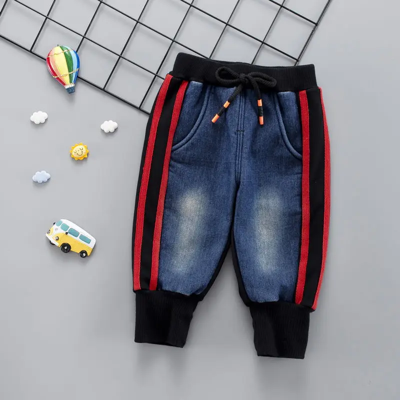 Brand Kids Cartoon Trousers Pant Fashion Girls Jeans Children Boys Hole Jeans Kids Fashion Denim Pants Baby Jean Infant Clothing