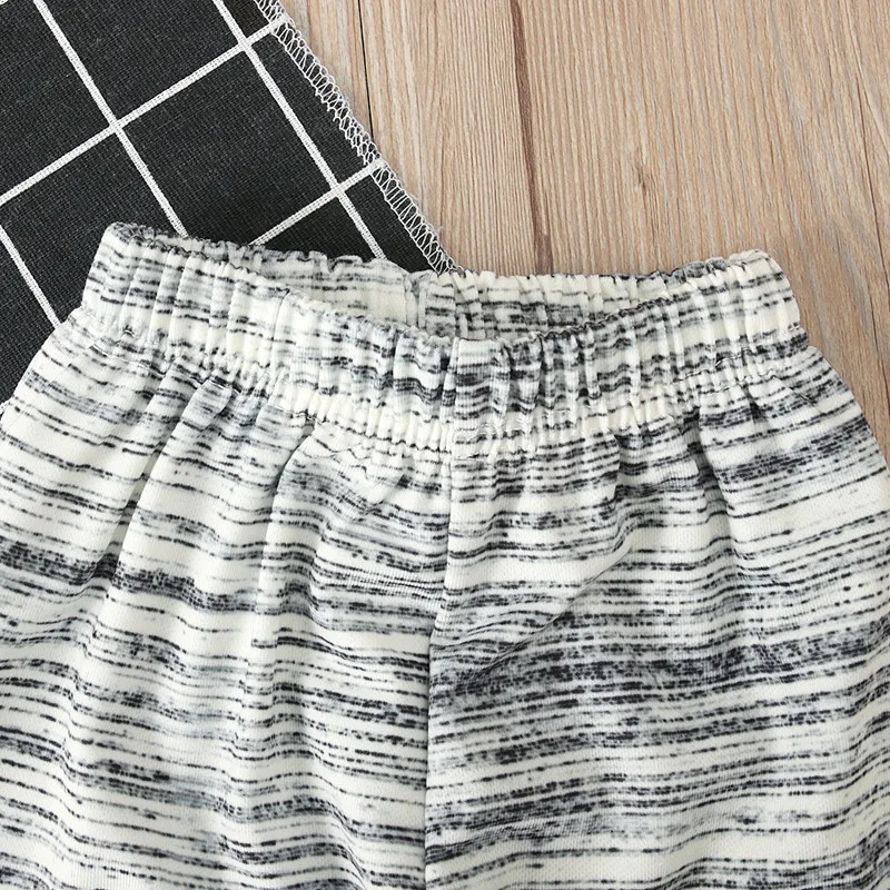 

Newborn baby boy clothes Long-sleeved Christmas Elk Top + Long Striped Pants Two-Piece Set baby boy outfit