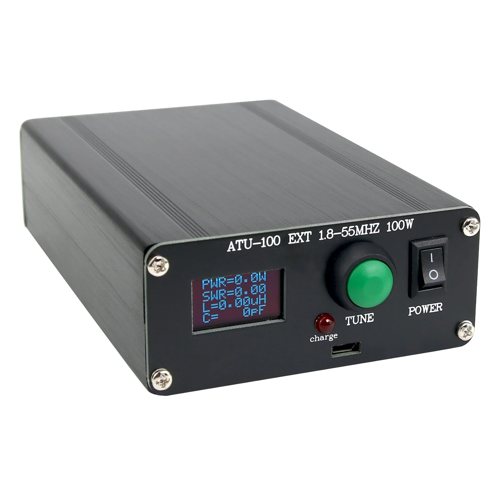 ATU-100 автоматический антенный тюнер 1 8-50MHzw OLED дисплей 7x7 3 2 программируемое