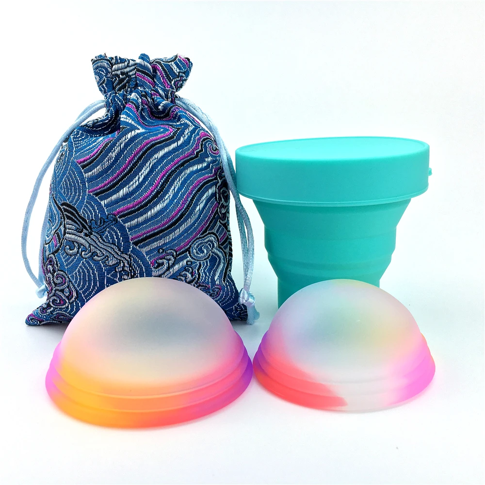 

Reusable Disc Menstrual Cup With Flat-fit Design Women Cup Copa Menstrual Extra-Thin Sterilizing Silicone Menstrual Disk
