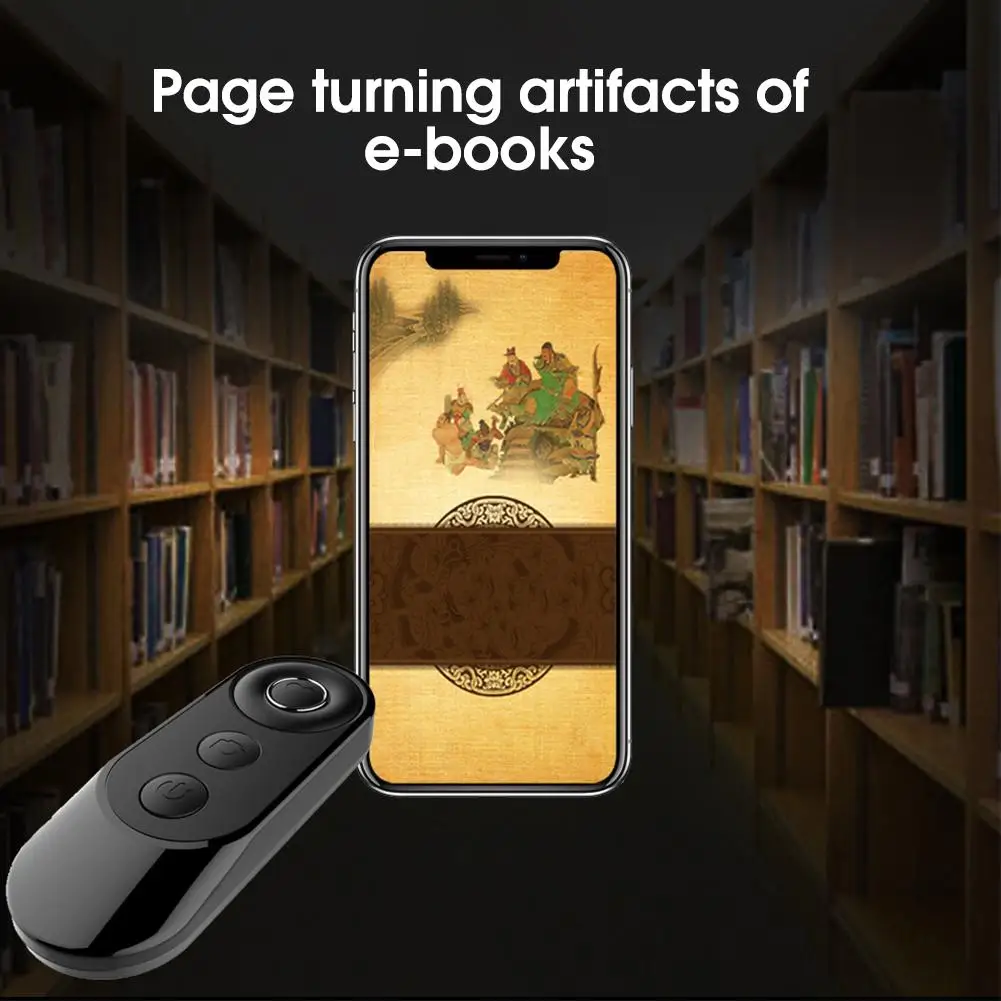 

Bluetooth Mobile Phone Selfie Shutter Remote Controller Portable Smartphone Camera Mini Wireless Remote Controller Universal