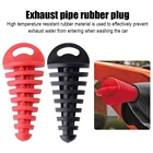 Универсальная пробка для выхлопной трубы мотоцикла, глушитель, водонепроницаемая пробка для мытья, подходит для 14,7 мм-37,8 мм, 24 хода для ATV, протектор для мытья труб