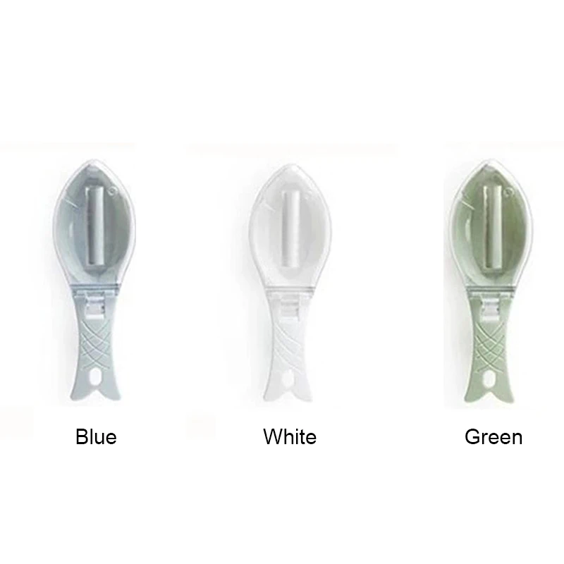 

Fish Skin Scraping Scale Peeler with Lid Household Kitchen Tools Fish Shape Design Fast Removal Hand Tool FP8