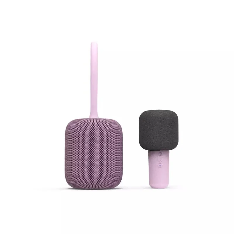 Розовый Xiaomi ULlife IK8 беспроводной Bluetooth динамик s диктофон портативный KTV ручной микрофон громкоговоритель для караоке звук громкий динамик - Цвет: Розовый