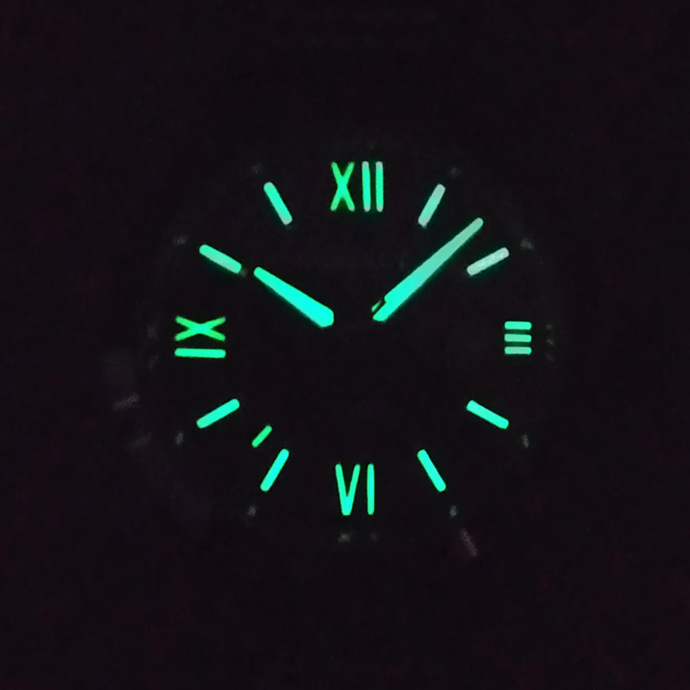 Мужской черный циферблат с сапфировым стеклом 41 мм|Мужские механические часы| |