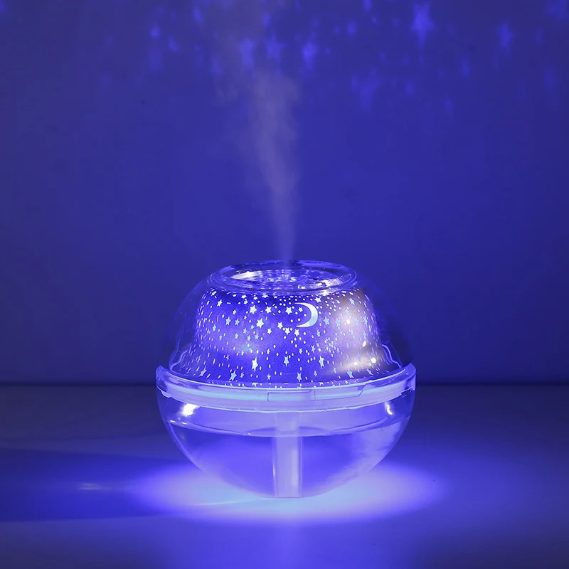 

Star Projector Lamp Humidifier 500ML USB Aroma Diffuser Ultrasonic Mist Maker LED Night Light for Home Air Humidifier