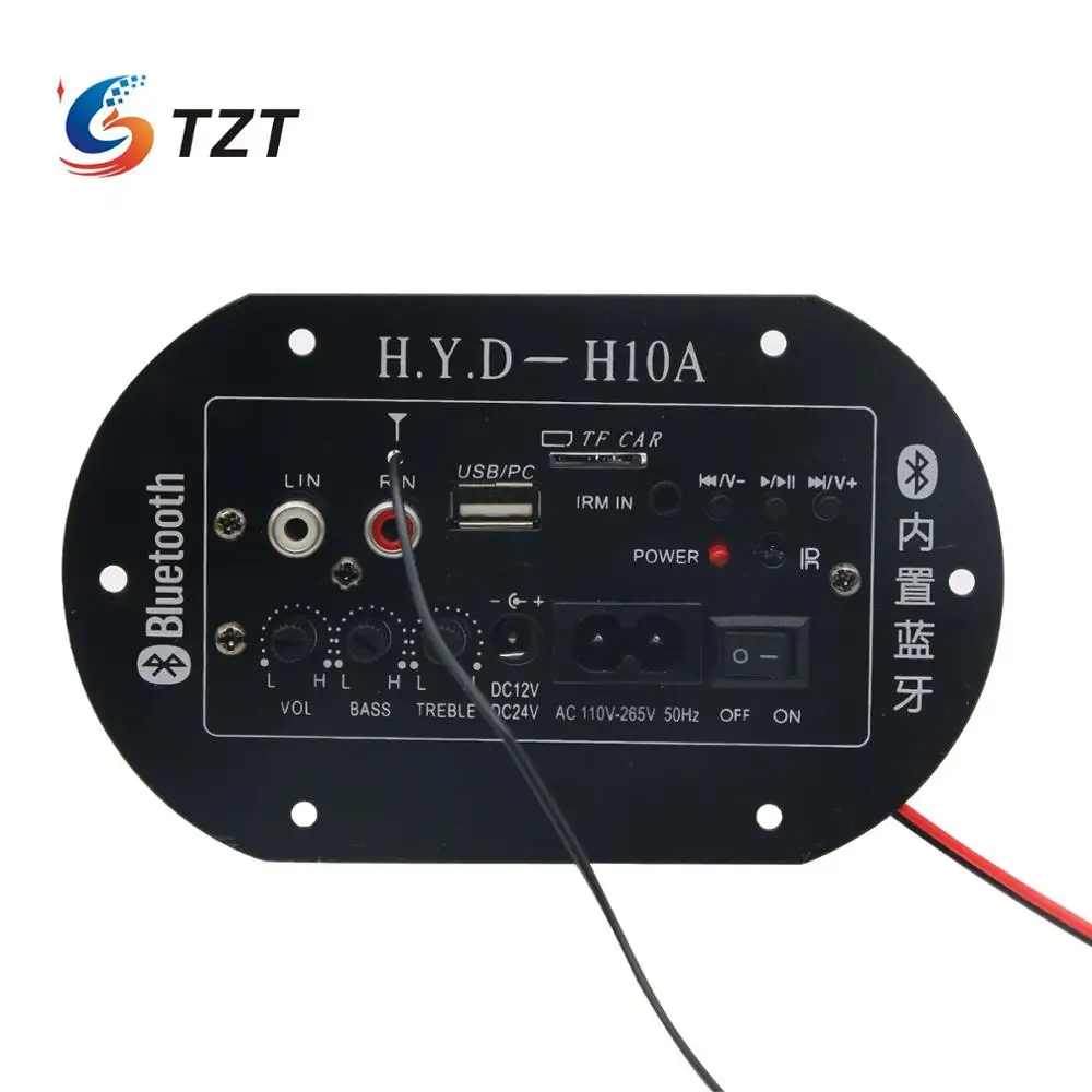 Автомобильный Bluetooth усилитель TZT аксессуары для сабвуфера плата цифрового