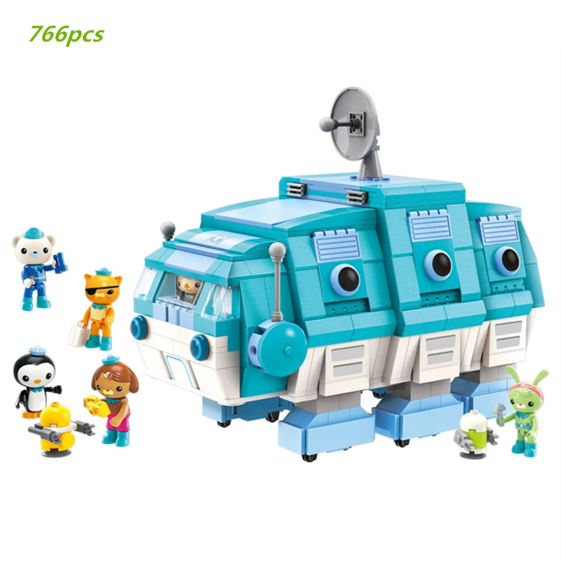 

NEW Movie Creative Ideas City Octopus GUP-I 2.0 Octonauts Cartoon Building Blocks Model Sets Bricks Kids Toys For Children Gifts