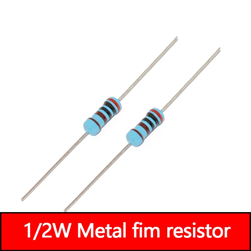 Металлический пленочный резистор 1 3 8 2 18 20 22 180 200 220 R K Ohm 1% 0 5 W 1K8 2K 2K2 сопротивление