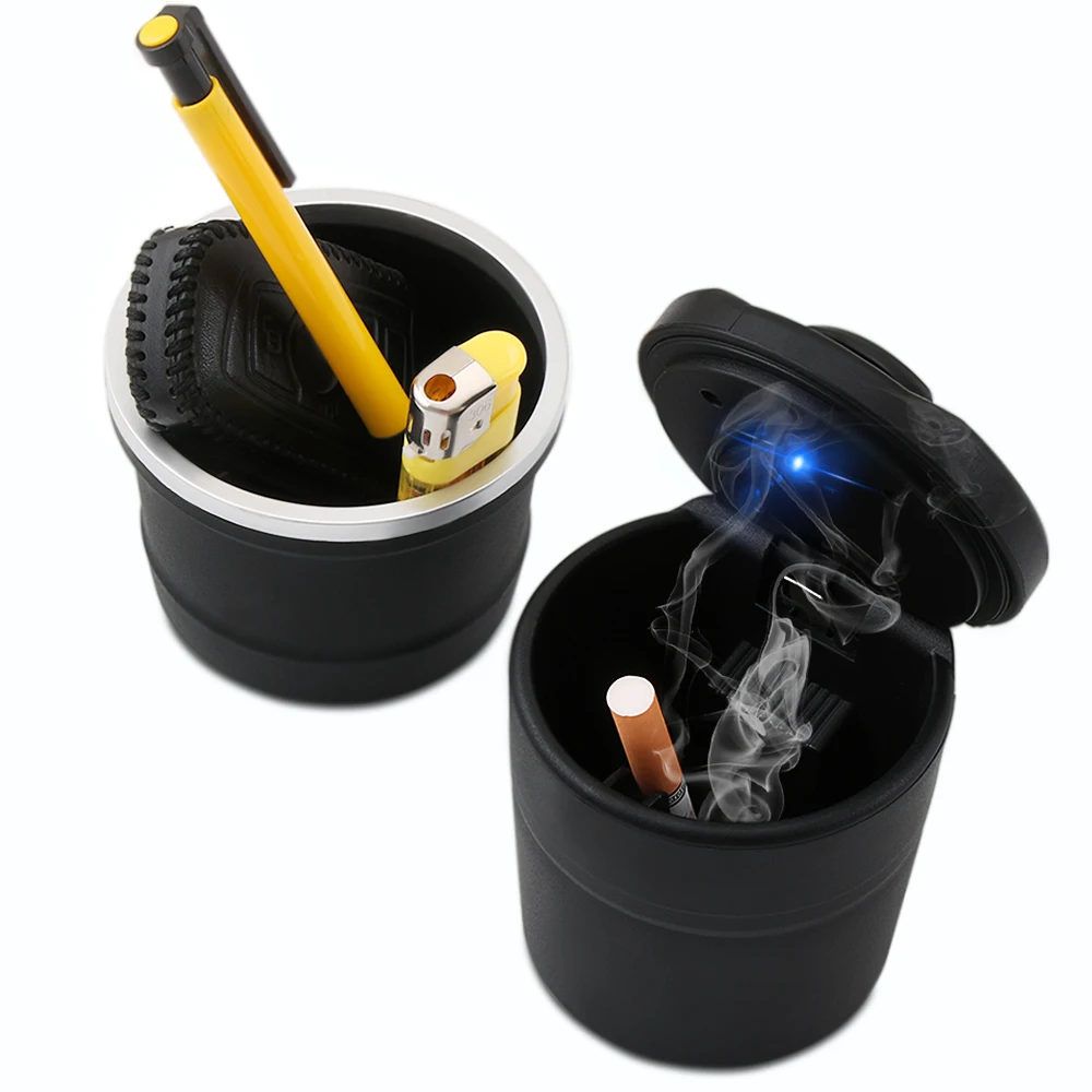 Портативная автомобильная светодиодная пепельница для сигарет audi e-tron Seat Ateca Alfa