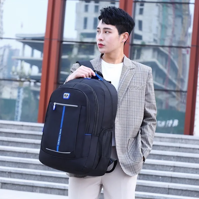 

New Oxford Waterproof Men Laptop Backpack Large Capacity Computer Bag Fashion Portable Knapsack For Teenage Boys School Bags