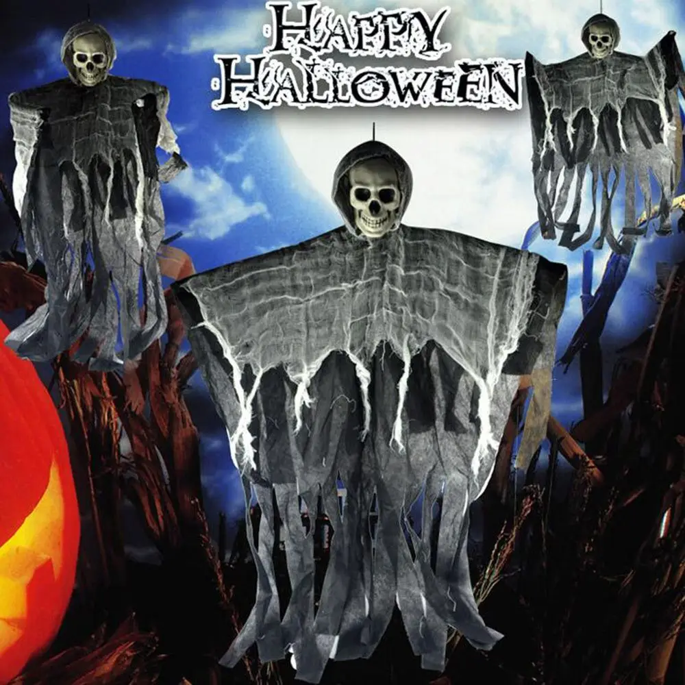 Хэллоуин искусственное лицо гримаса подвесное украшение реквизит ужас дом с