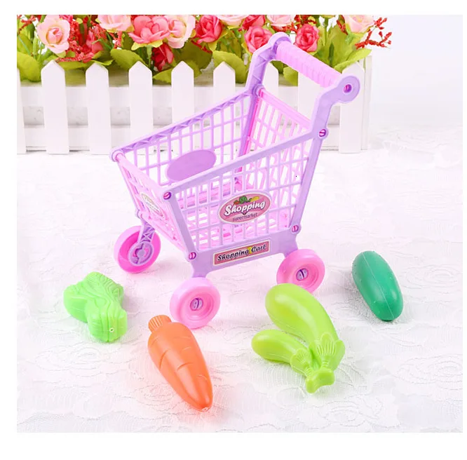 Детский игровой дом игрушечный пазл собранная корзина для покупок подарок на