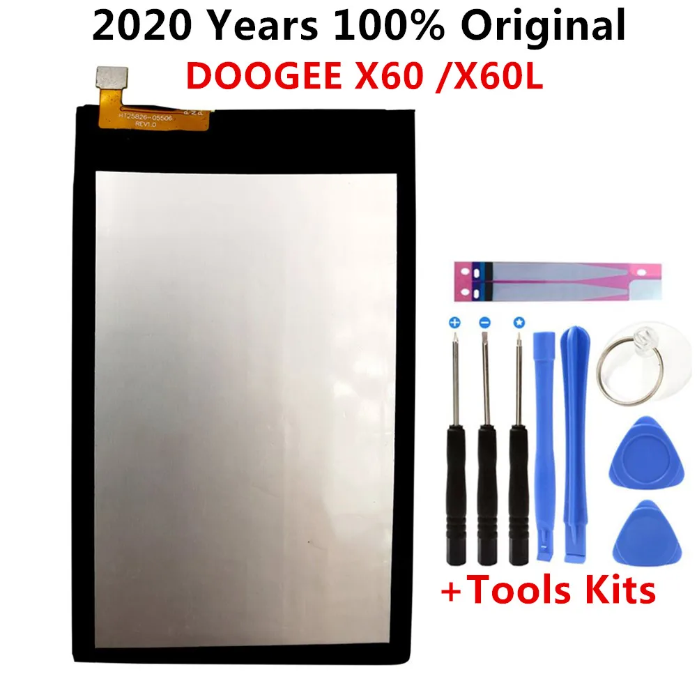 

100% Original NEW DOOGEE X60/X60L Battery 3000mAh For DOOGEE X60 /X60L Smart Phone Battery+Tools