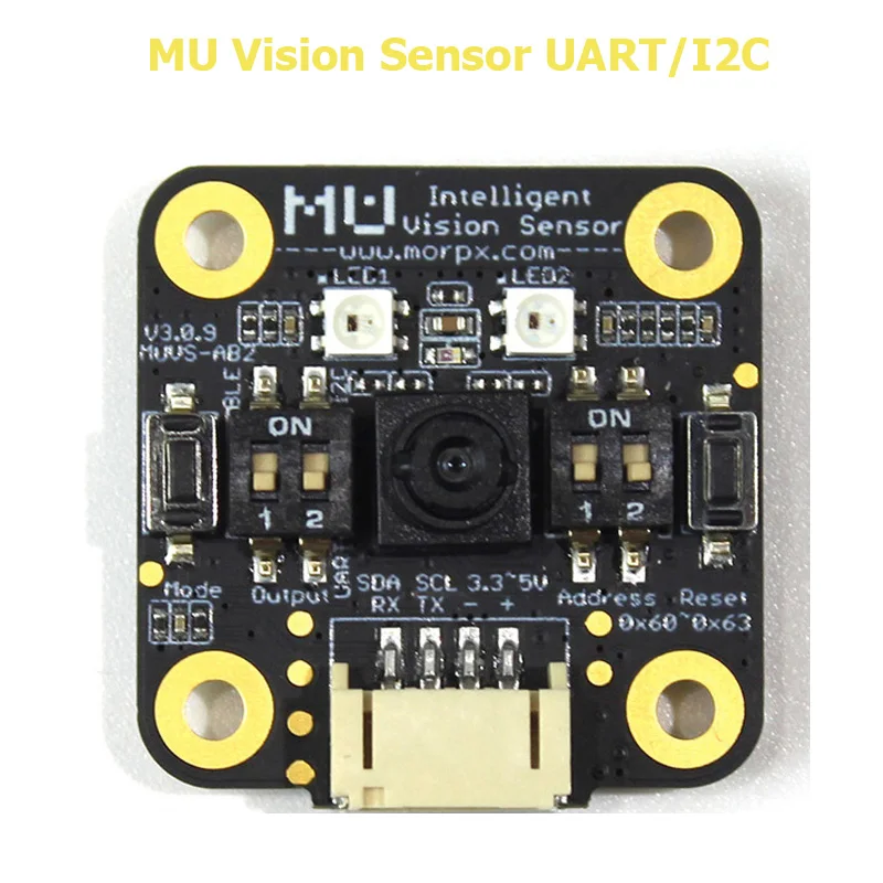 Raspberry Pi 4B and NVIDIA Mini MU Vision Sensor UART/I2C for Raspberry Pi Micro bit NVIDIA Nano development board