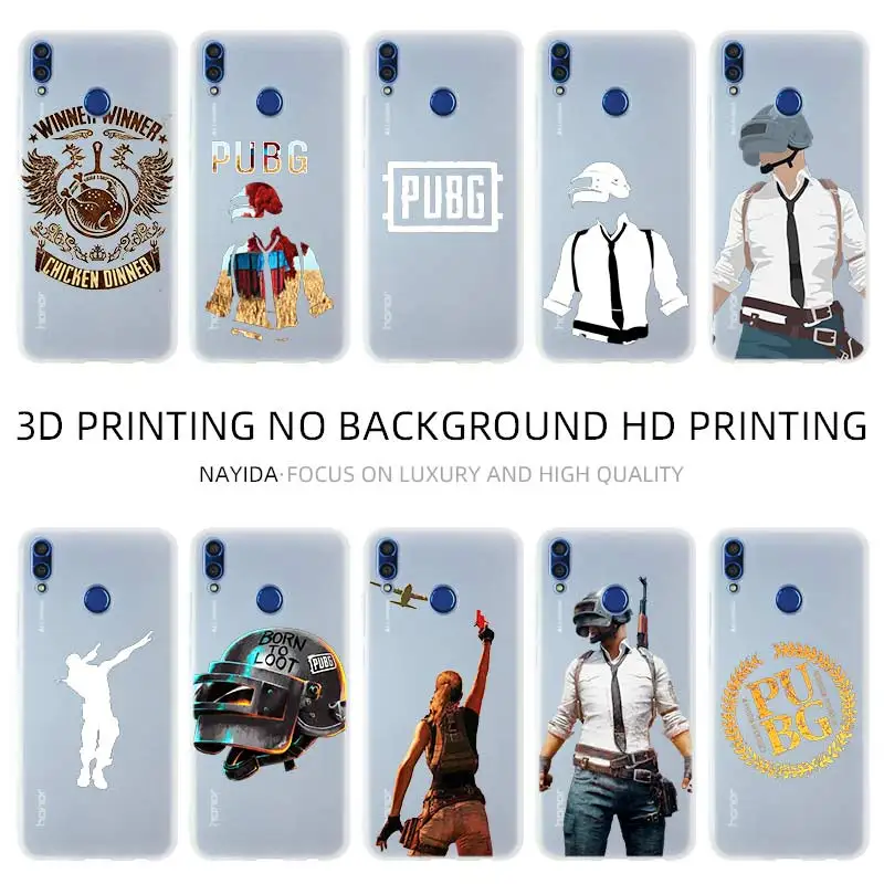 Luxury soft Case For Huawei Honor 30 20 Pro 10 9 9X Lite 10i 9a 8a 7a 30s Cover pubg | Мобильные телефоны и аксессуары
