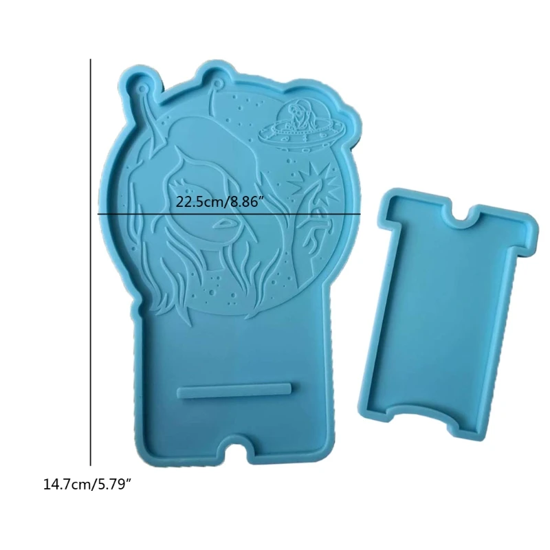 

Cool Girl Mobile Phone Stand Silicone Resin Mold Cell Phone Bracket Mold Craft