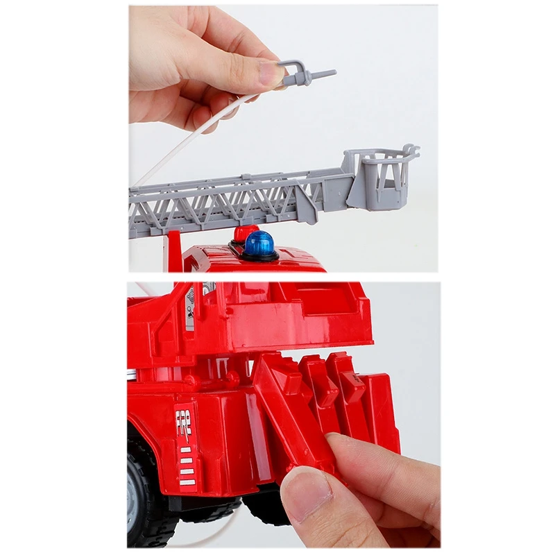 

Spray Water Truck Toy Fireman Fire Truck Police Car Music Light Educational Toys Boy Kids Toy Gift