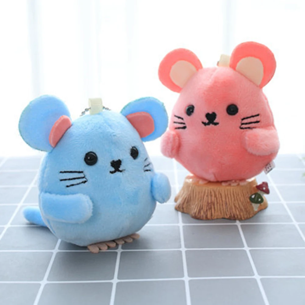 Милая плюшевая кукла с мультяшной мышкой плюшевый брелок подвесная сумка