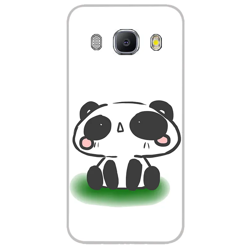 the cute panda Matte Silicone Cases For Samsung galaxy J2 J4 Core J6 Plus J7 Prime Duo Max TPU Phone Case Silicon back Cover |