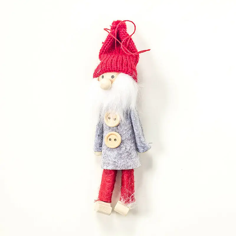 Merry Christmas Long Hat Swedish Santa Gnome Plush Doll Ornament Xmas Tree Decor Home Party Decoration Gifts for Kids Boys Girls | Дом и сад