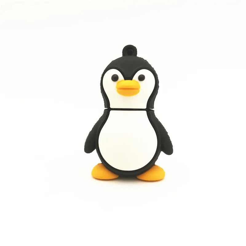 

Cute Cartoon Anmals Usb Flash Drive 4GB 8GB 16GB 32GB Usb 2.0 Pendrive 64GB 128GB Penguin Fox Durk U Disk Gift Thumb Memorys