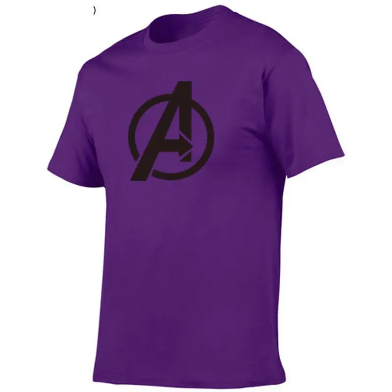 Marvel The Avengers 4 Футболка Мужская хлопковая футболка с короткими рукавами