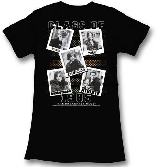 Женская Классическая футболка The завтрак Club Class Of 1985|Мужские футболки| |