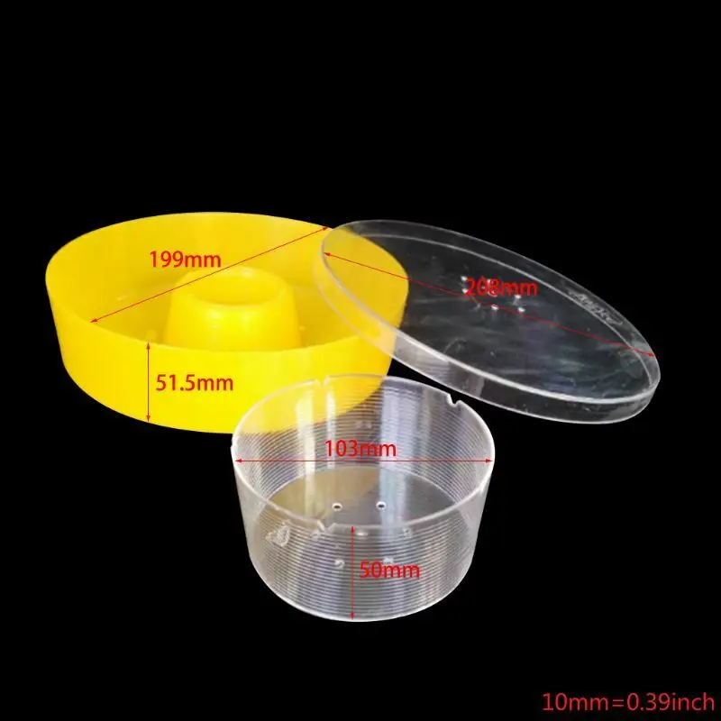 Bee Feeding trough Beehive Water Feeder Rapid Round Hive Top Beekeeping Supplies Container Drinking Bowl UYT Shop |