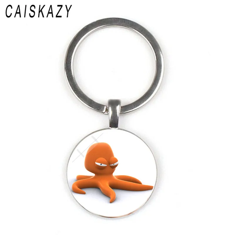 Новое поступление милый мультяшный брелок с животными осьминог лошадь улитка