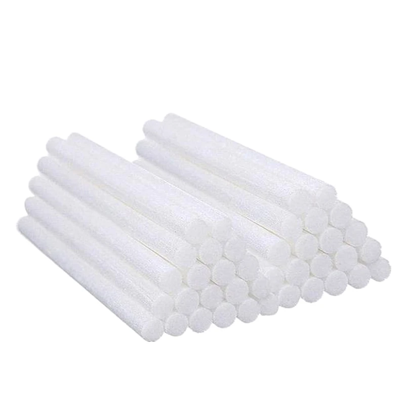 

EAS-40 Pcs Cotton Humidifier Filters Sticks Humidifiers Cotton Swab Sponges Refill Sticks Absorbent Wicks Replacement