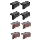 Уличный светодиодный светильник на солнечной батарее, освещение для дорожек, лестниц, сада, двора, забора, стен, ландшафсветильник, уличный фонарь с солнечной батареей, 4 шт.