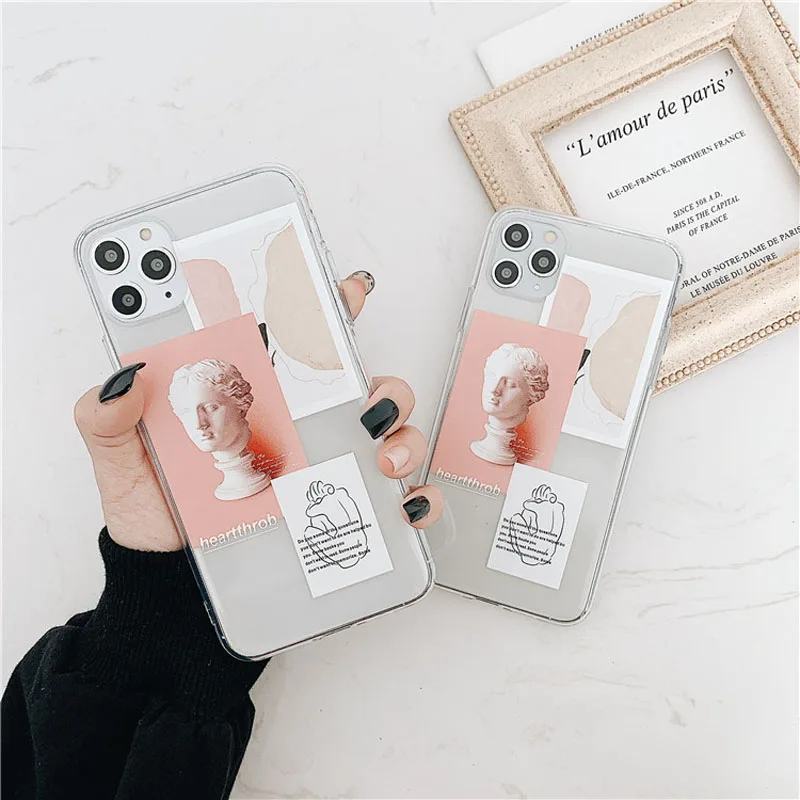 Абстракция Прозрачный чехол для мобильного телефона iPhone 11 Pro Max Мягкий