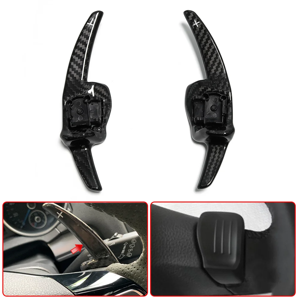 

Steering Wheel Shift Paddle Shifter Extended Replacement Trim Accessories For VW GOLF 6 MK5 MK6 Jetta GTI R20 R36 CC B6 B7