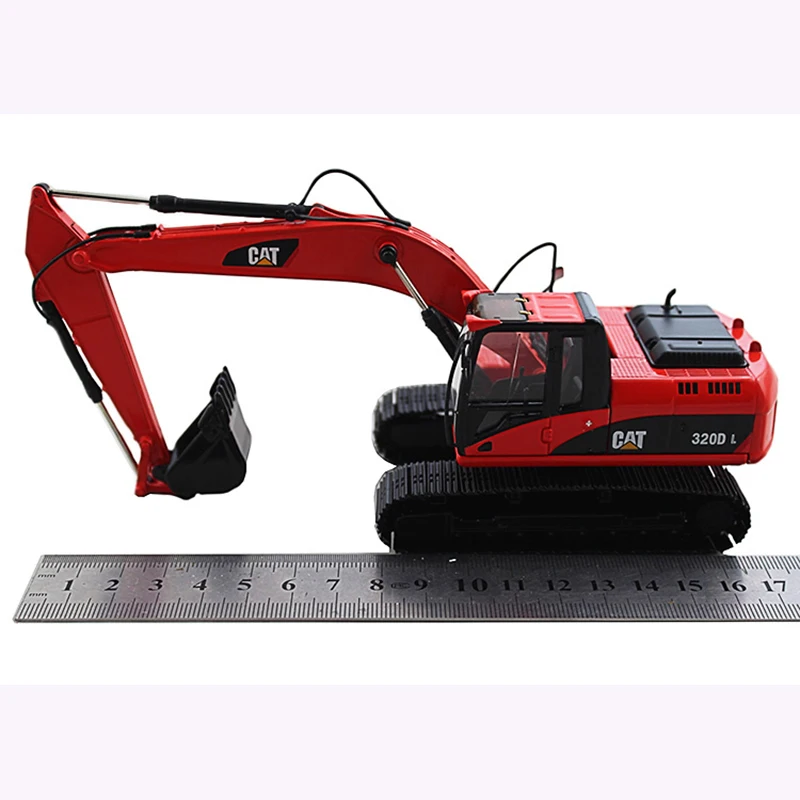 

Модель игрушечного ЭКСКАВАТОРА CAT 323D L, красного цвета, литый под давлением