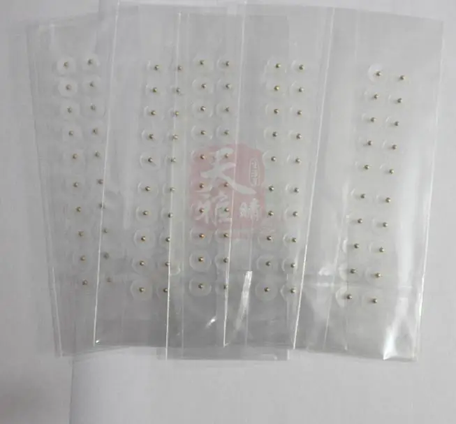 100 шт. прозрачные наклейки для ушей акупунктурные магнитные бусины массажные |