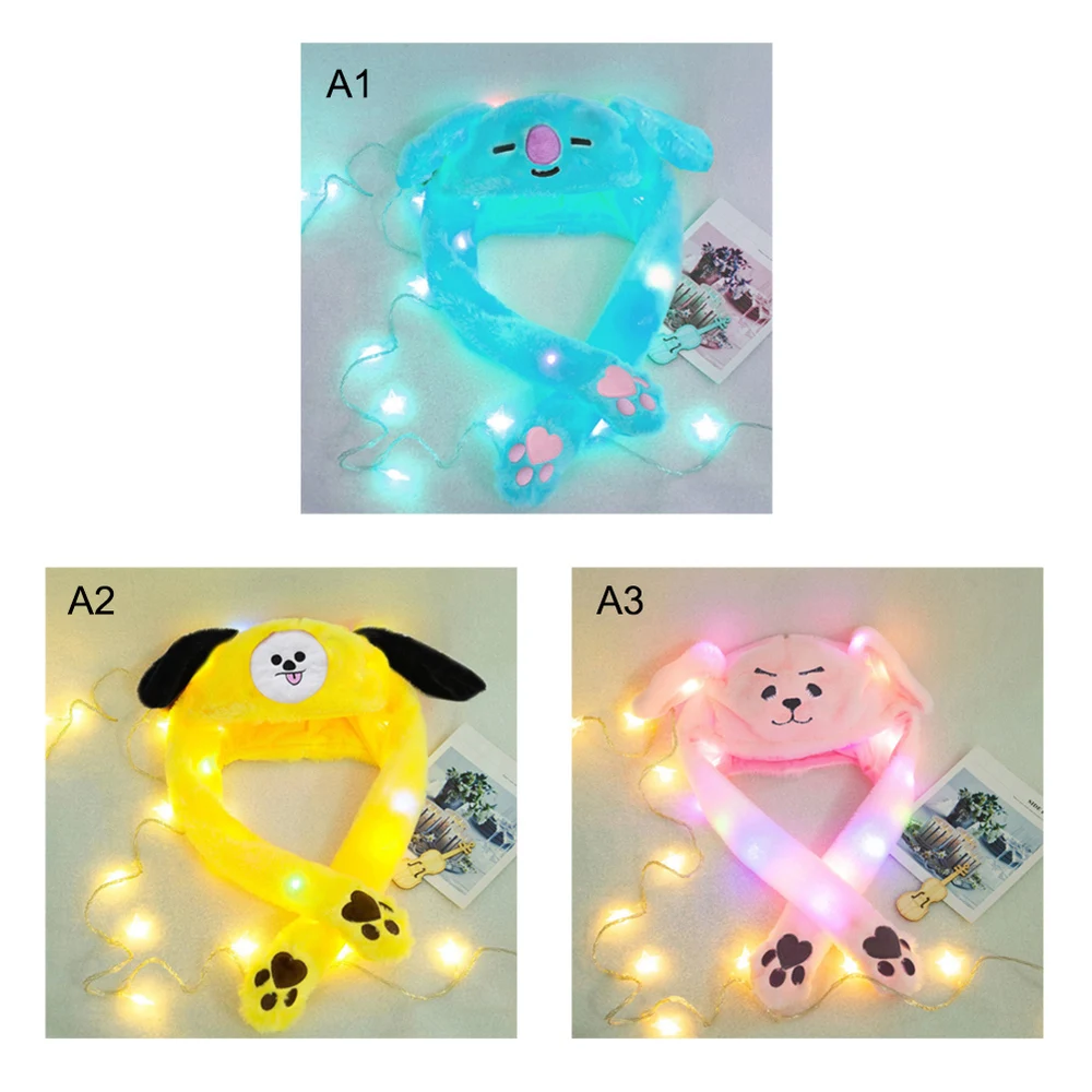 Смешные шапки для женщин и мужчин детей одежда сна освещение шляпа с милыми