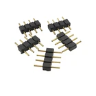 20 шт. Светодиодная лента, 4 контакта, штекер и гнездо розетки, игла, разъем RGB для светодиодной ленты 3528 5050 RGB