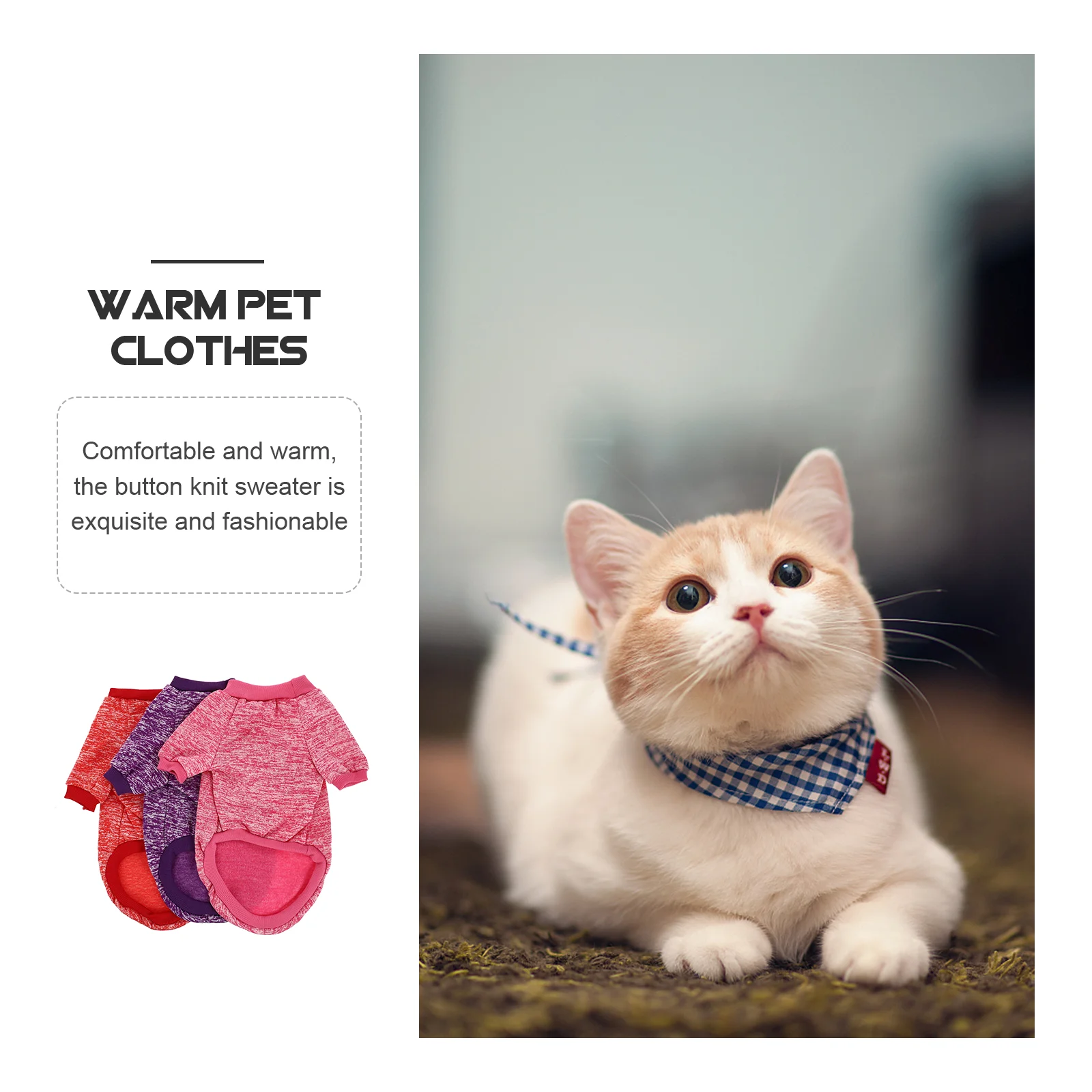 

3Pcs Warm Dog Two-leg Clothes Cold-proof Pet Clothing Winter Dog Clothes