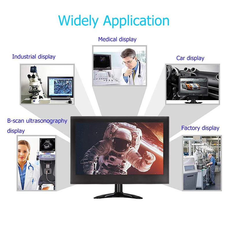 7 дюймовый ЖК дисплей Full HD 1024x600 портативный камера видоискатели AV вход/VGA/HDMI/BNC
