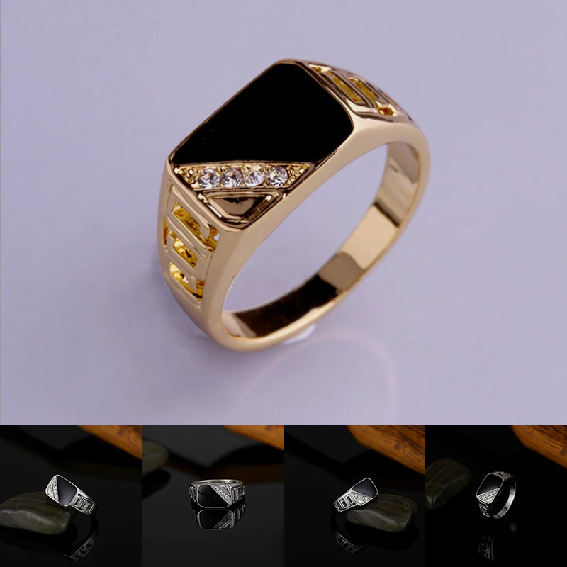 2021 модный перстень мужской кольцо в стиле панк рок Smooth кольца для мужчин хип хоп