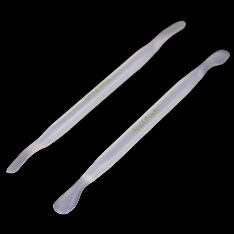 

2 Pcs Dead Skin Removers Pusher Double Sided Cuticle Pusher Trimmer Remover For Nail Finger Nail Art Manicure Pedicure Care Tool