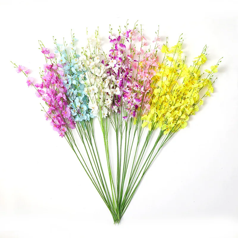 Oncidium hybridum искусственный цветок Шелковый украшение для дома реквизит фотосъемки