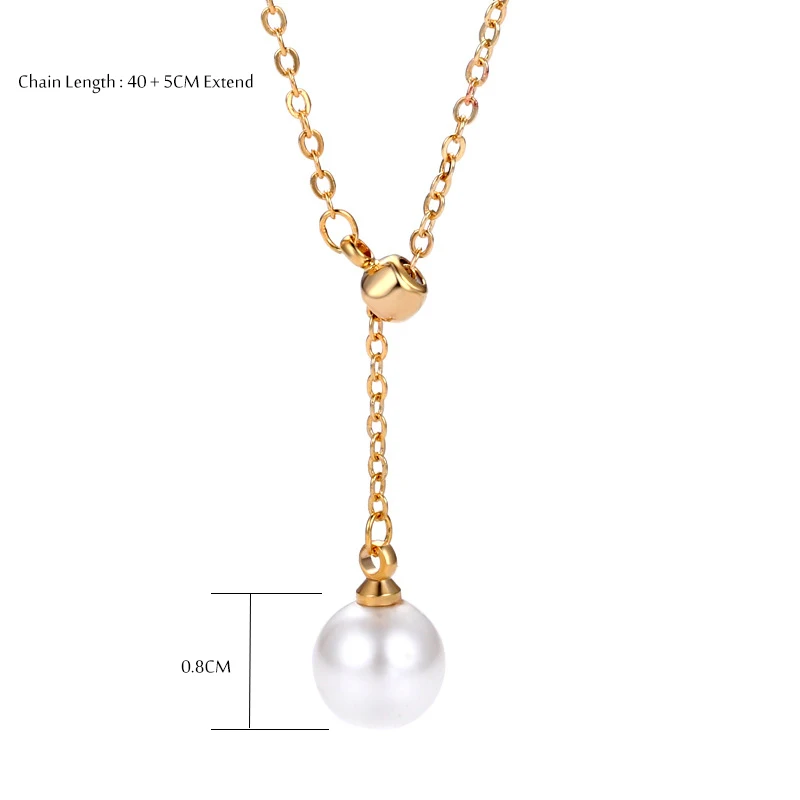 

Viwisfy Real Freshwater Pearls Adjustable Chain 925 Sterling Silver Pendant Necklace For Women VW21273