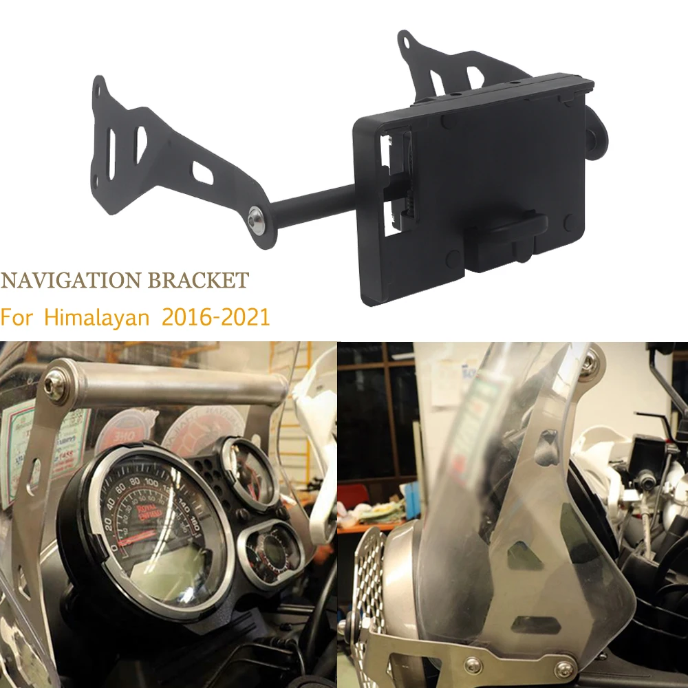 

Держатель-подставка для телефона на лобовое стекло мотоцикла, планшетофон для GPS навигации, кронштейн для ROYAL ENFIELD, гималайский 2016 - 2021