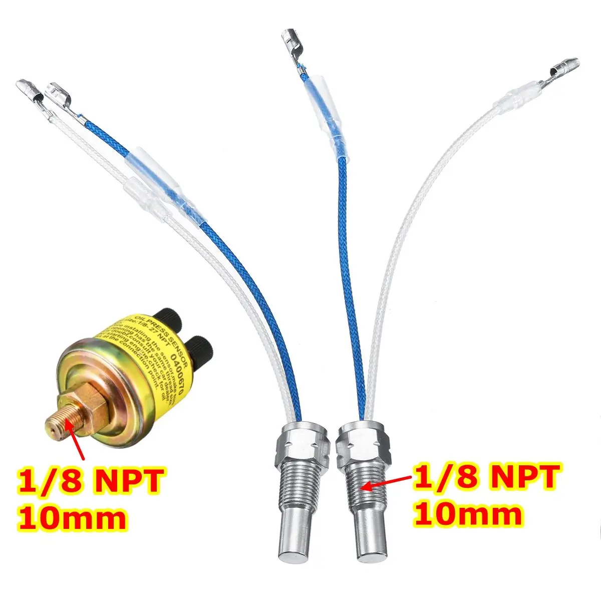 Горячая продажа автомобиль 6 в 1 ЖК-цифровой датчик давления масла напряжение
