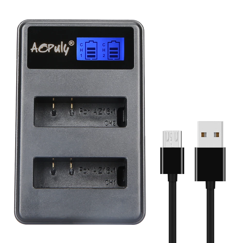 Аккумуляторная батарея AOPULY AZ16-1 для Xiaomi Yi 2 4K аксессуары экшн-камеры XiaoYi II |
