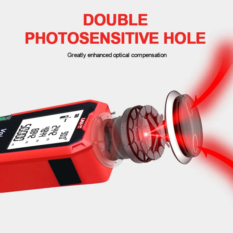 UNI-T Handheld Laser Rangefinder Distance Meter LM40 40M 50M 60M Medidor Laser Tape Build Measure Device Electronic Ruler