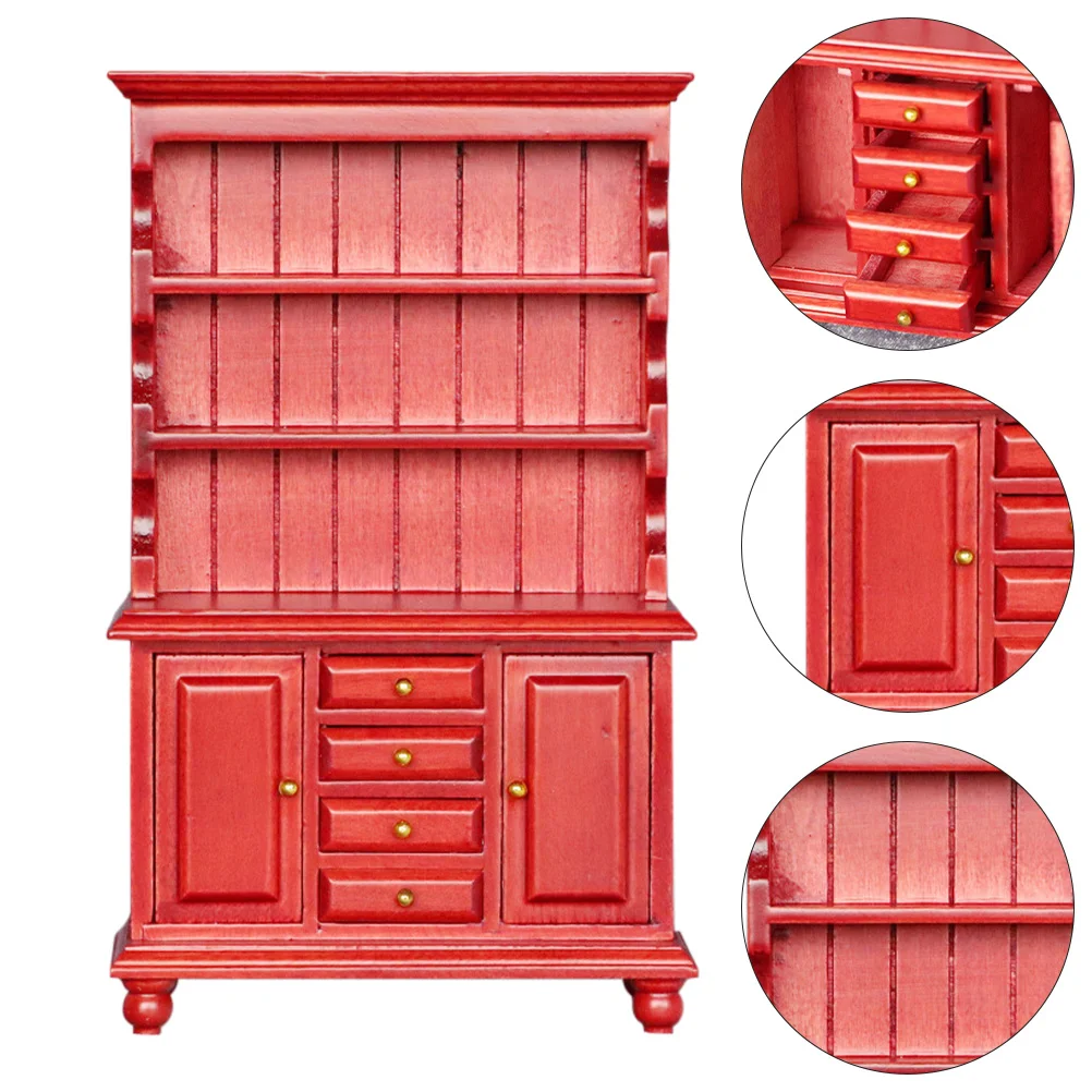 

1 шт. Симпатичный мини-книжный шкаф, реалистичный мини-книжный шкаф для спальни, прочный книжный шкаф