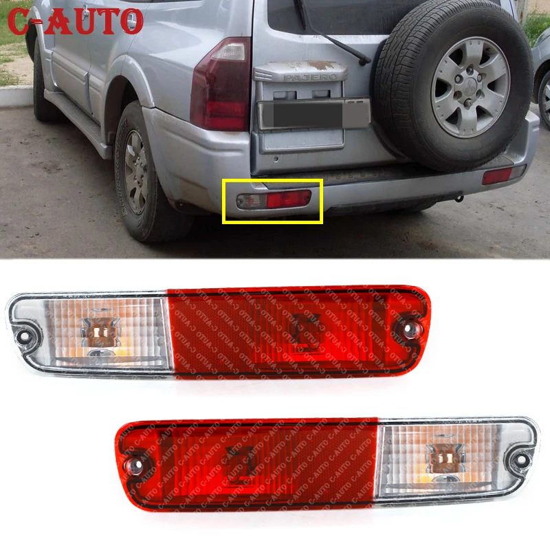 Rear Bumper Light Tail Light Reflector Signal Lamp For Mitsubishi Pajero Montero V73 V75 V77 2003 2004 2005 2006 2007 With Bulb